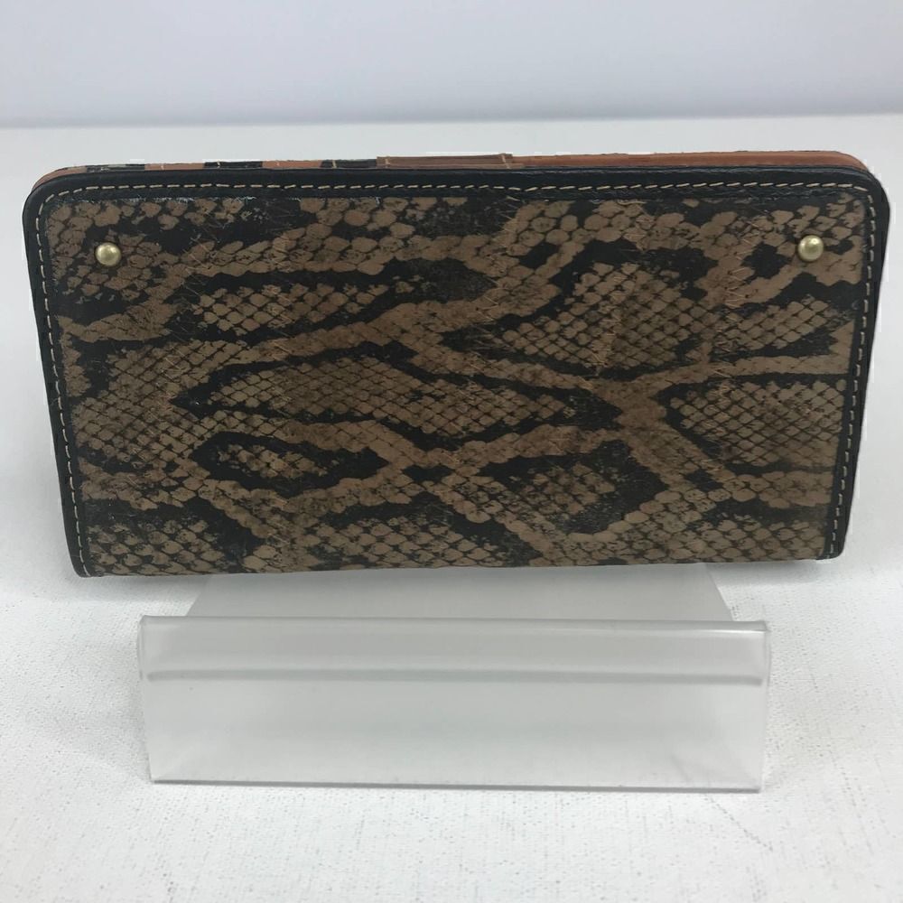 Vaan Python Bifold Wallet NWT
